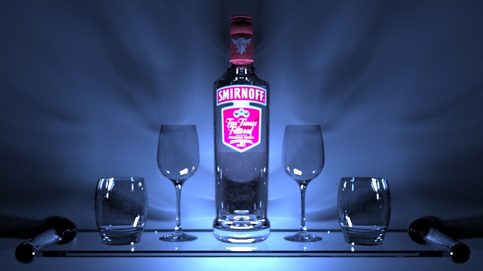 Vodka Shelf (Luxrender) preview image 1